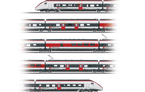 Märklin 39812 – Hochgeschwindigkeits-Triebzug RABe 501 Giruno