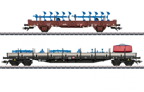 Märklin H0 46405 – Güterwagen-Set 1 Landwirtschaftliche Geräte