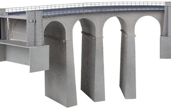 Faller 120466 – Viadukt-Set 2-gleisig gebogen H0 Ep II